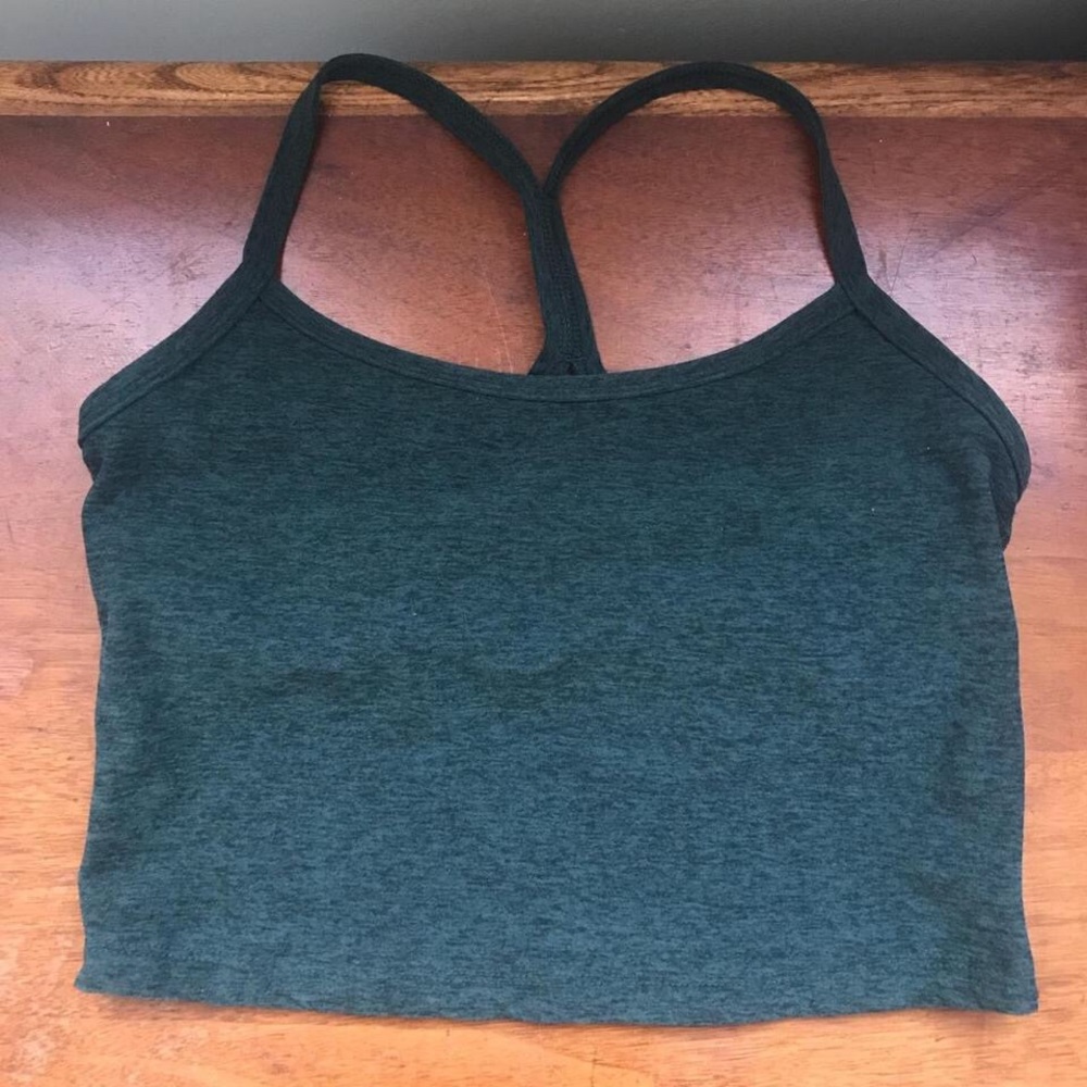 Beyond Yoga Green Cropped Tank
